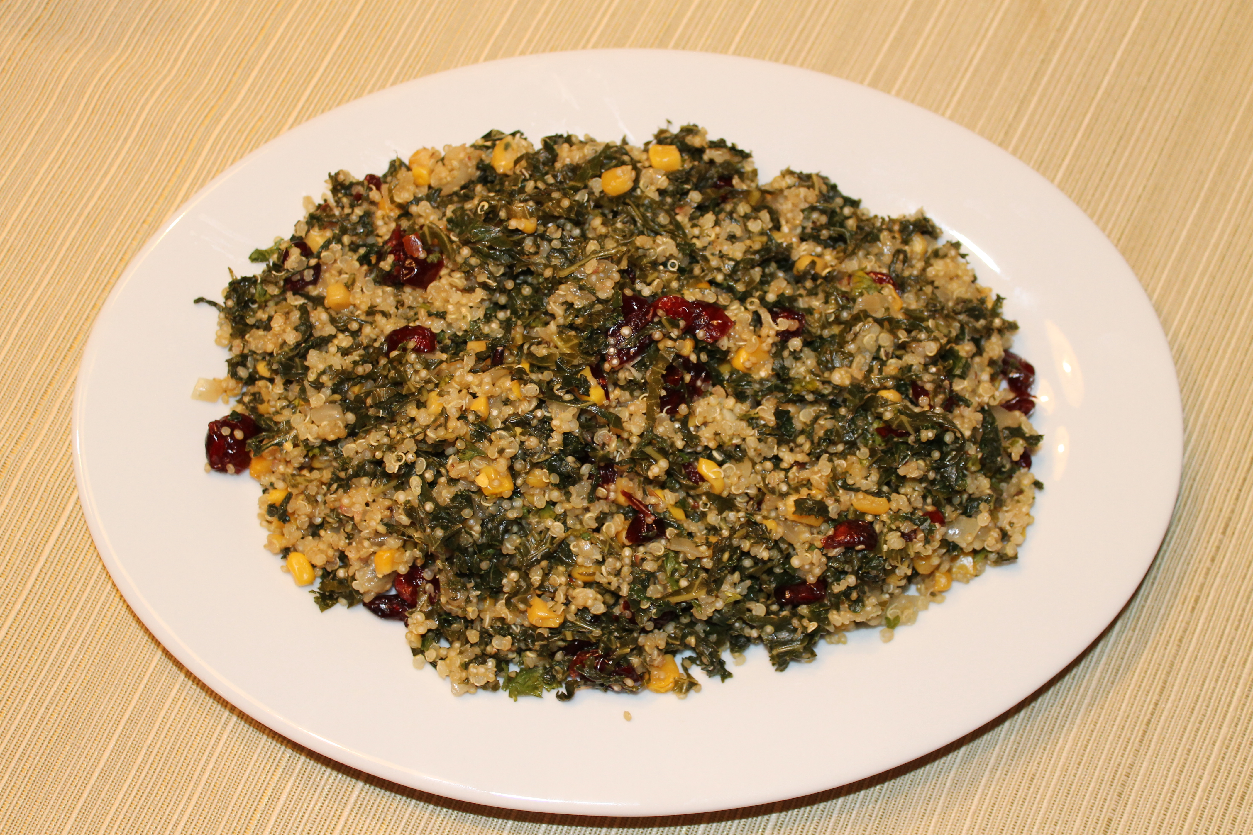 Quinoa With Kale And Walnuts