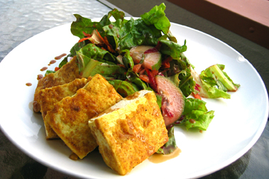 Curry Fried Tofu Salad