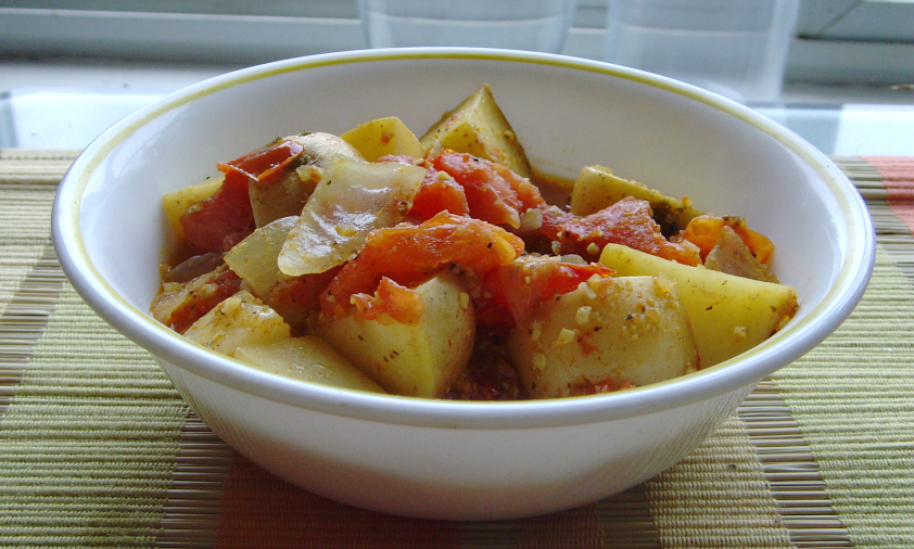 Curried Potatoes and Veggies