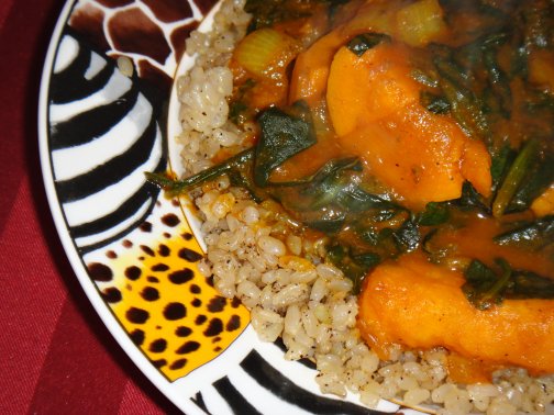 Sweet Potato Spinach Curry